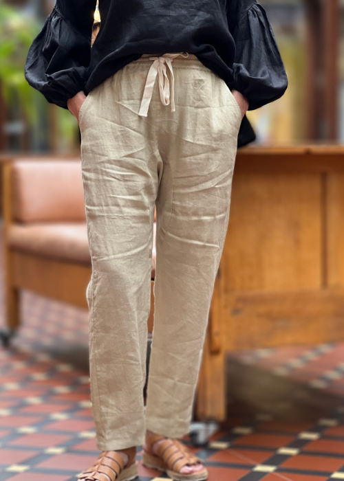 State of Embrace | Linen  Jogger Pants | Acacia